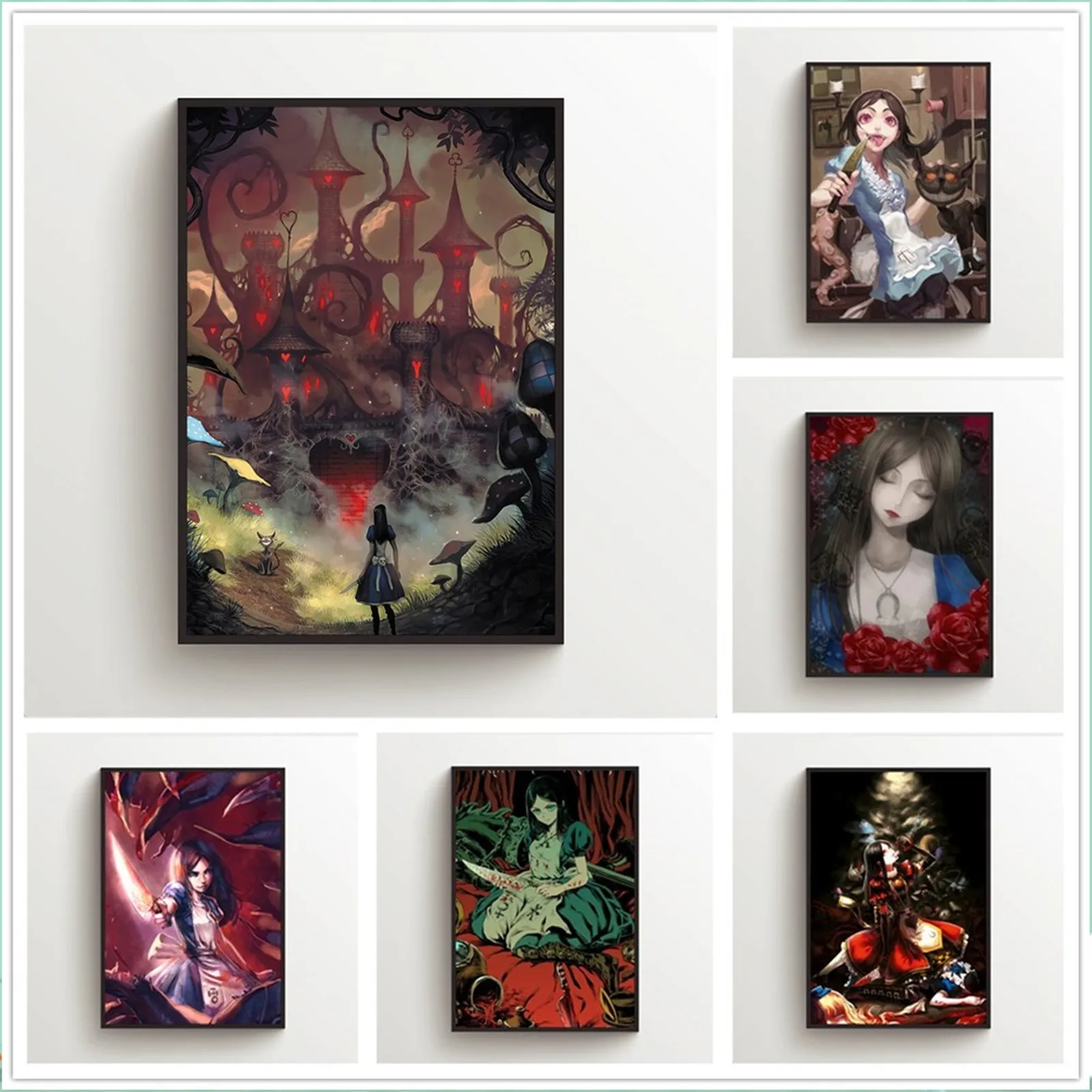 

Alice Madness Returns Polypropylene Poster Picture Bar Shop Door Wall Decor