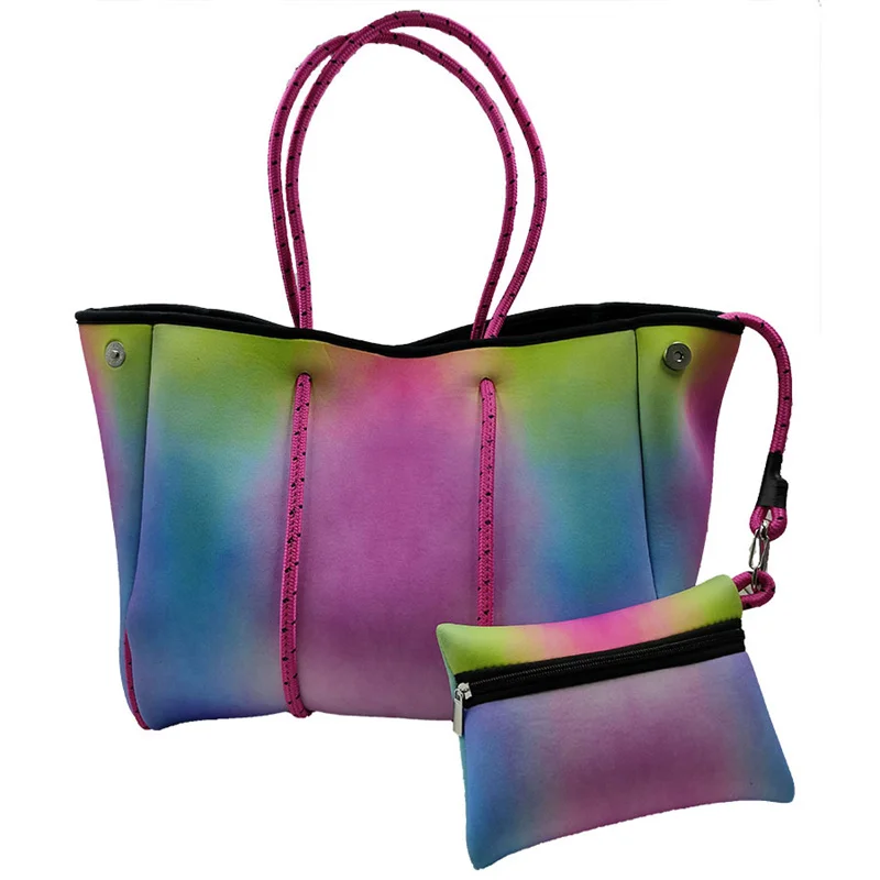 

Monogram Women New Design Versatile Neoprene Breathable Tote Beach Portable Bag