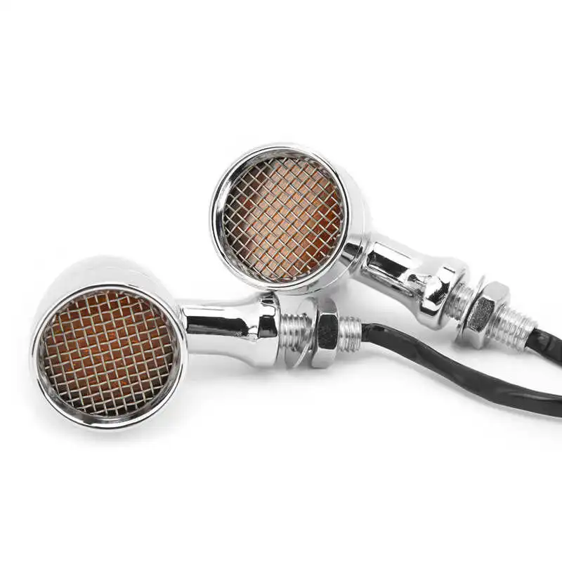 

Мотоциклетная Поворотная сигнальная лампа, мотоциклетная светодиодсветодиодный Поворотная сигнальная лампа 12 В 10 мм светильник Универсал...