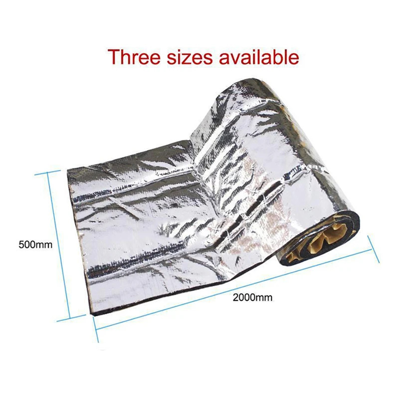 

50x200cm Car Hood Chassis Firewall Heat Shield Auto Sound Deadener Insulation Car Heat Sound Thermal Proofing Pads Noise Control