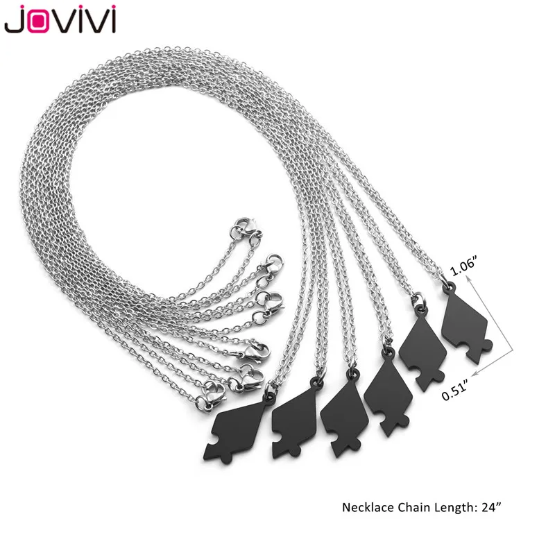 Jovivi из нержавеющей стали 5/6 шт Лучшие Друзья Ожерелье s Дружба Очарование части головоломки Кулон ожерелье ювелирные изделия подарок на день рождения
