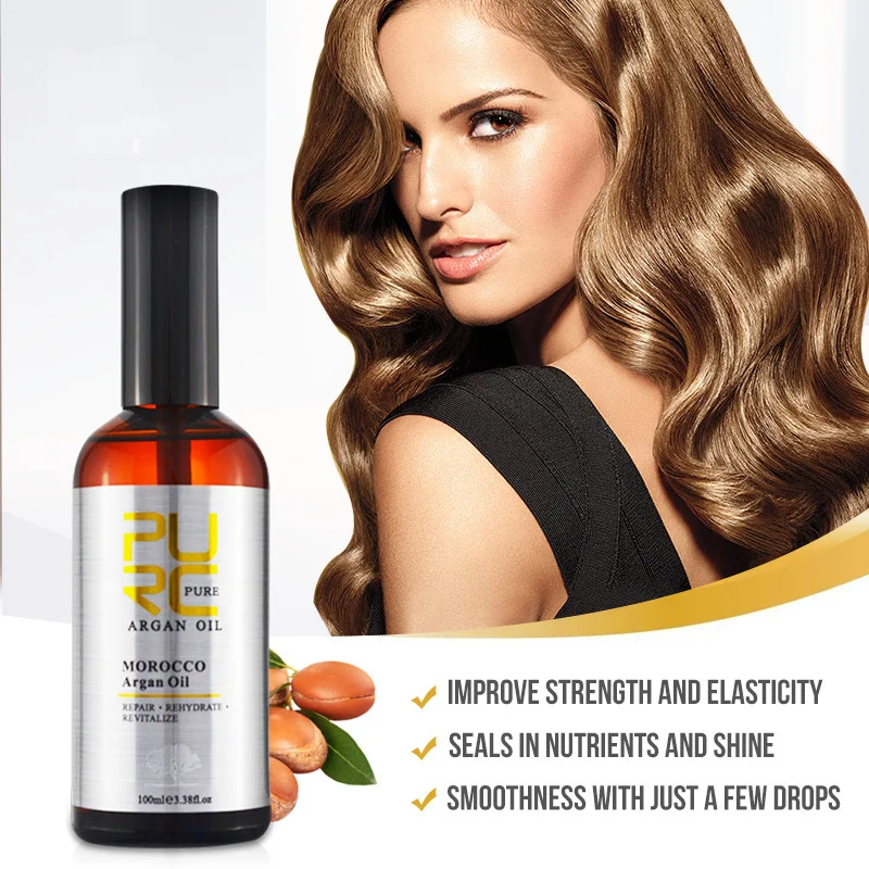 

100ml Morocco Argan Oil Hair Care Smoothing Soft Damaged Repair Essentials Hair & Scalp Treatments Products for Women