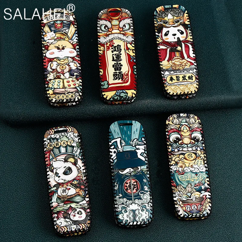 

Leather Car Key Remote Cover Full Case For Great Wall Wey C6 A7 A8 R8 P8 A1 A3 A4 A5 Q7 VV6 VV7 Keychain Protection Accessories