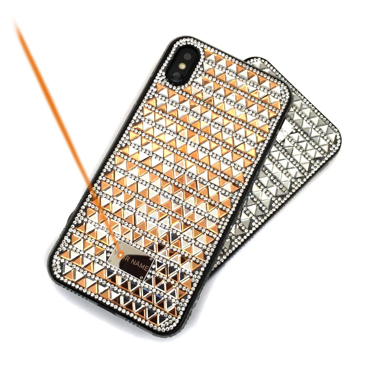 Кристальный чехол на заднюю панель для iPhone 6 6s Plus XS 8 Блестящий Алмазный телефона 7