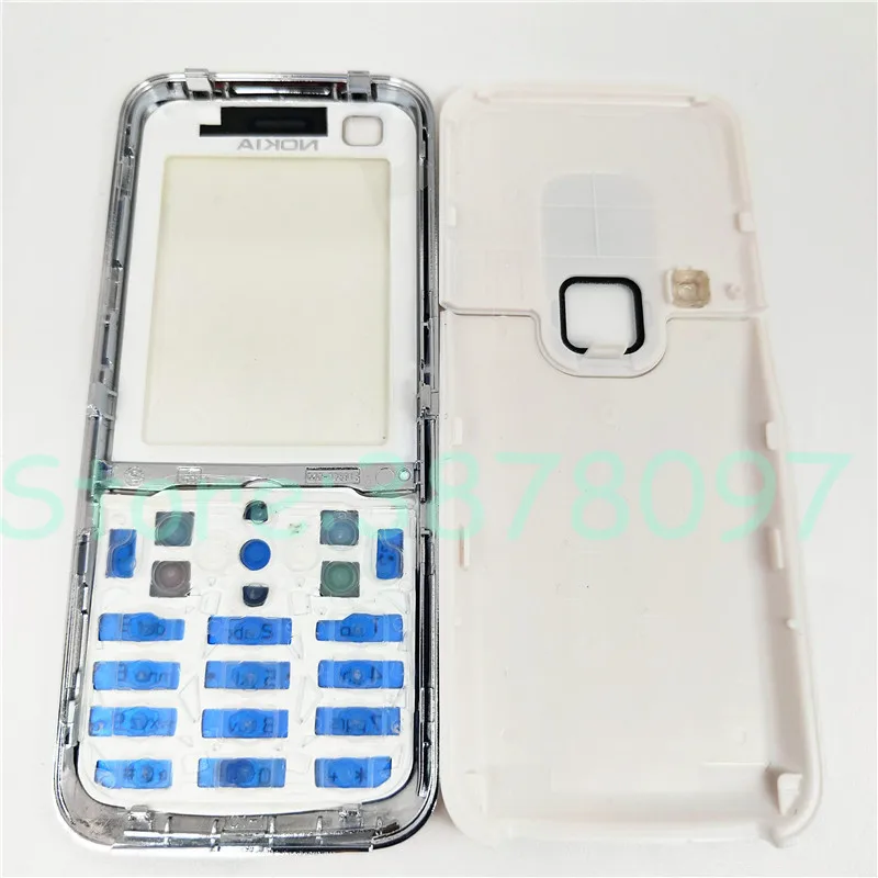 Новинка чехол для телефона Nokia 6120 6120C + клавиатура задняя крышка аккумулятора с