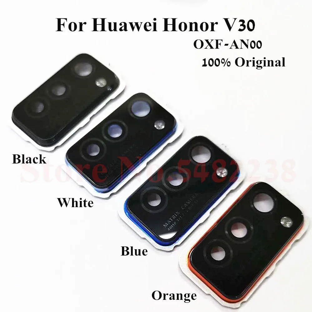 

Original Back Camera Frame For Huawei Honor V30 OXF-AN00 Rear Camera Ring Frame Cover Case With Glass lens