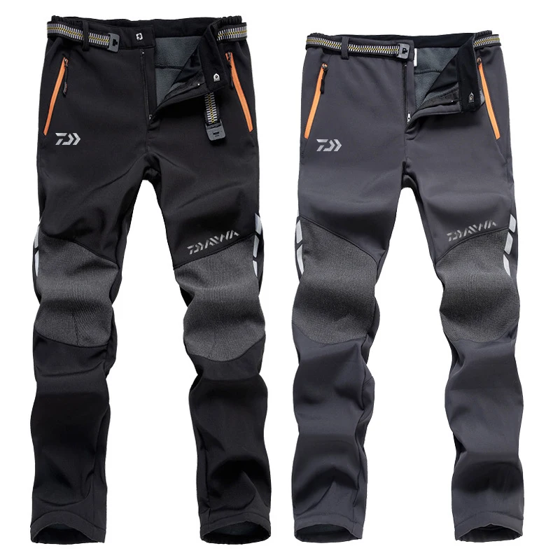 

Daiwa Oversized Winter Fleece Waterproof Outdoor Pants Soft Shell Trousers Camp Fish Trekking Climb Hiking Sport Travel Training