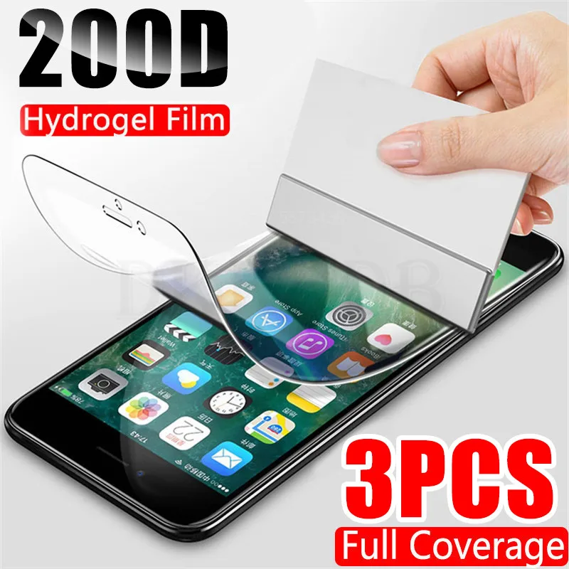 Гидрогелевая пленка для iPhone 7 8 6 6s Plus X XR Xs Max мягкая защита экрана 11 Pro SE2020 не стекло