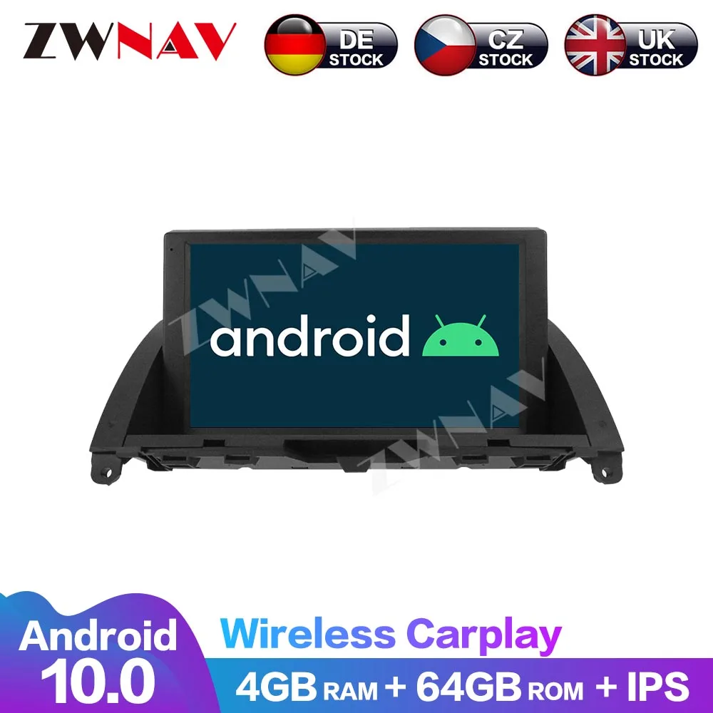 

8 Core Android 10 64G Touch Screen Multimedia Navigation DVD Player Audio Radio Carplay Car For Mercedes Benz C-W204 2007-2011