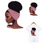 Поппин меланин, модные наклейки с помощью утюга для одежды, самодельная наклейка с A-уровнем, наклейка с аппликацией для африканской девушки