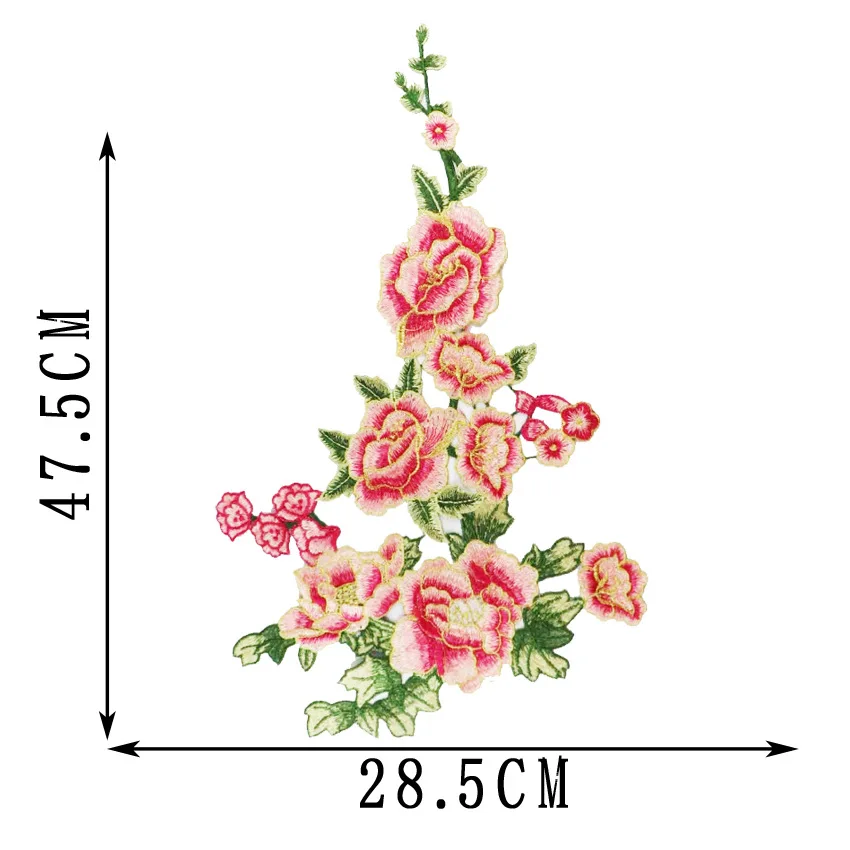 Pink 30 стилей 3D полые цветы вышитые кружева декольте DIY воротник декольте Venise Кружевная аппликация отделка Швейные принадлежности Скрапбукинг - Цвет: Pink