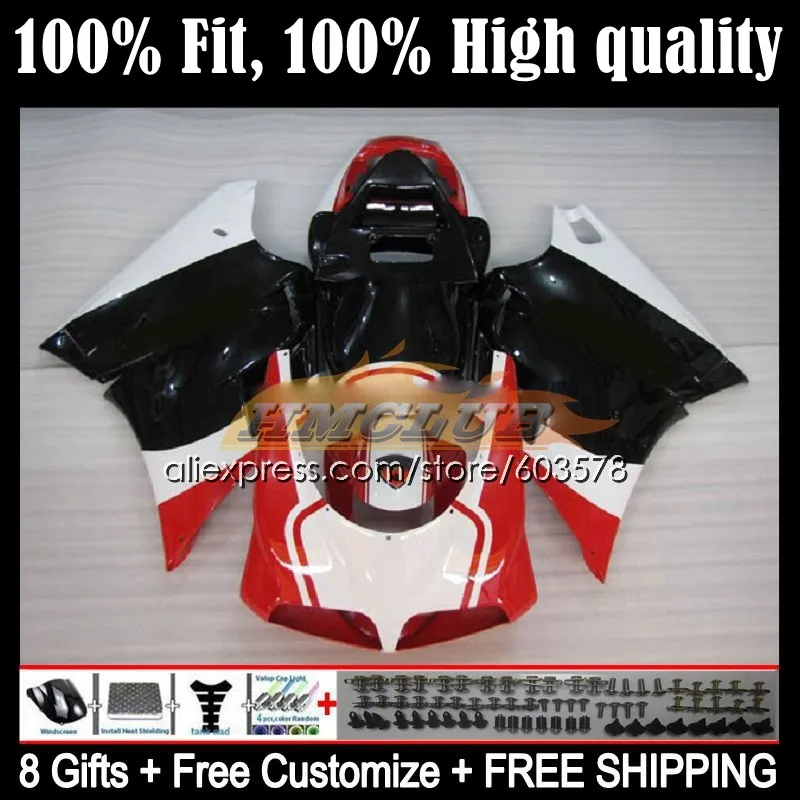 

Injection For DUCATI 748 853 916 996 998 S R 94 95 96 97 98 110CL.88 748S 996R 998R 1999 2000 2001 2002 OEM Fairing white black