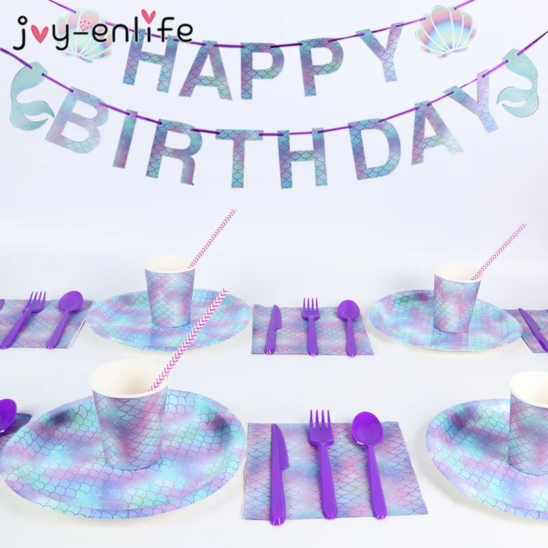 Русалки вечерние украшения подставка для тортов на день рождения в стиле под