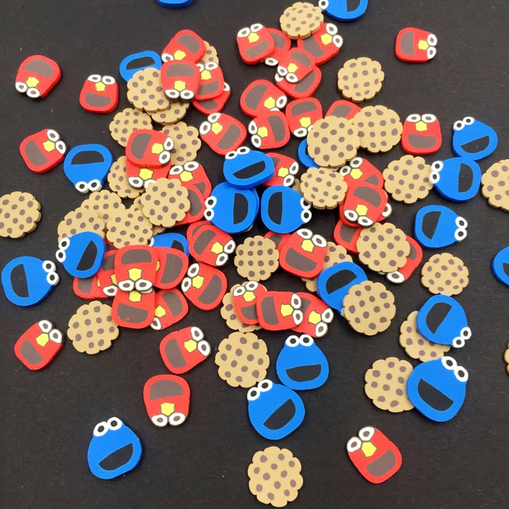 100 г мультфильм животных печенье Ломтики Полимерная Горячая глина брызгает для