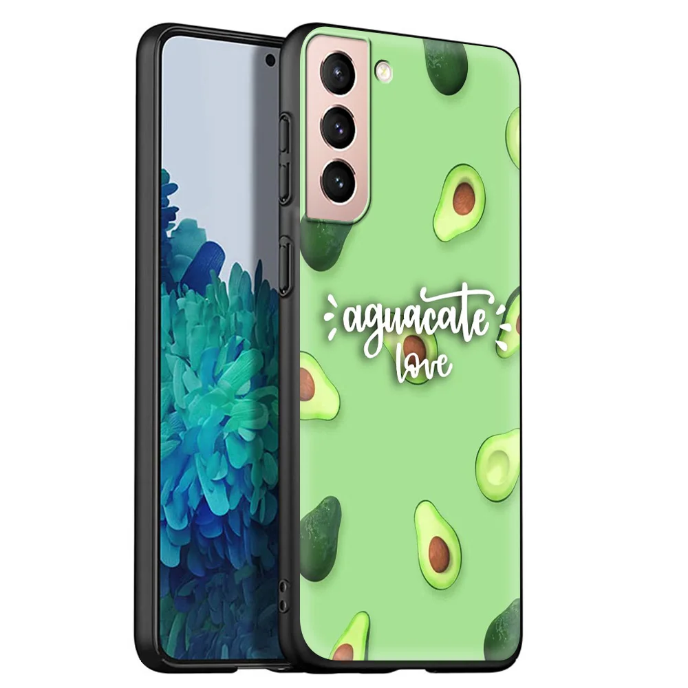 

Avocado Silicone TPU Cover for Samsung Galaxy Note 20 Ultra Luxury Case Note 10 Lite 9 8 5G Phone Funda Coque