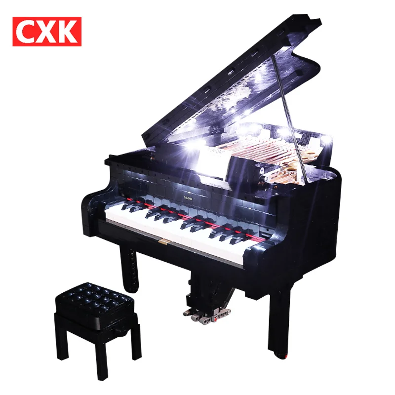 

CXK DIY LED Light Up Kit For 21323 Ideas Grand Piano Building Blocks Lighting toy (no model only light)