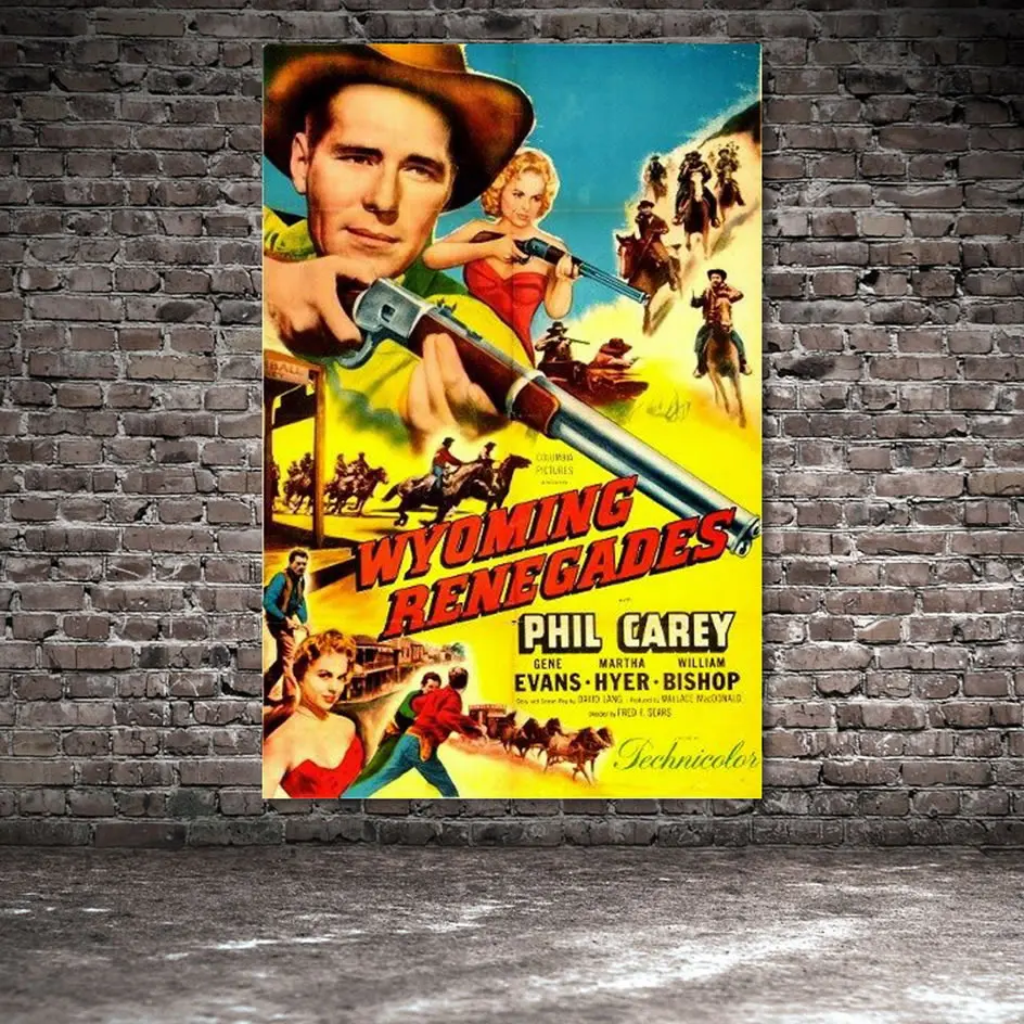 Классический фильм Big Jake пение под дождем Вертиго форт Браво ковбойский постер