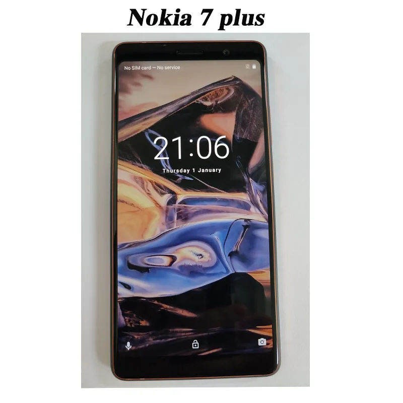 original nokia 7 plus android smartphone full screen dual sim 4g black 664g senior phonenokia 7plus fashion phone free global shipping