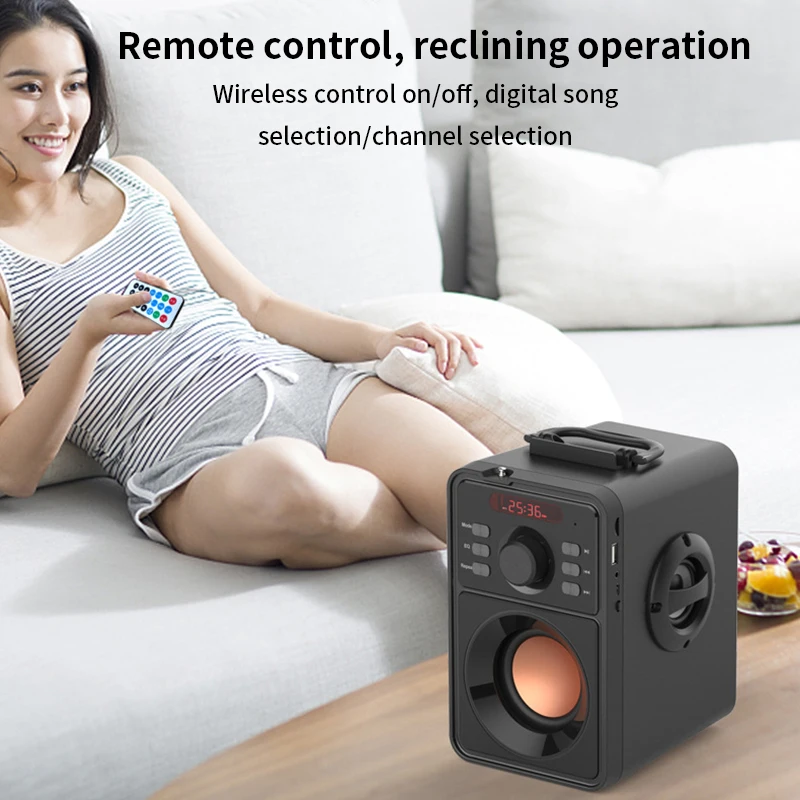 

3D Bluetooth Speaker Portable Wireless Loudspeakers Stereo Music Surround Outdoor Big Power Speakers Bluetooth-Enabled Device