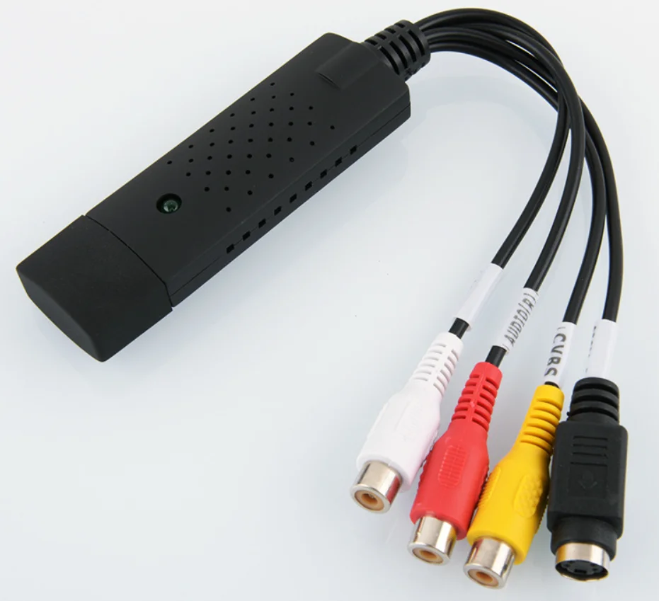 USB карта видеозахвата ТВ аудио DVD DVR VHS в цифровой конвертер AV видеозапись для окон