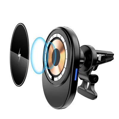

Magnetic Car Wireless Charger Suitable for iPhone12 Navigation Bracket for iPhone Mobile Phone Wireless Charger