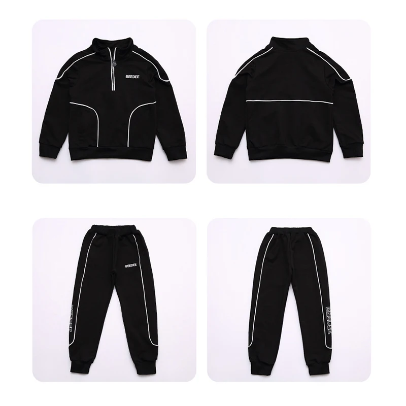 Teens Boys Clothes Set Spring Autumn Children Clothing Sportswear Long Sleeve Coat Pant Kids Tracksuit 4-14 Year |