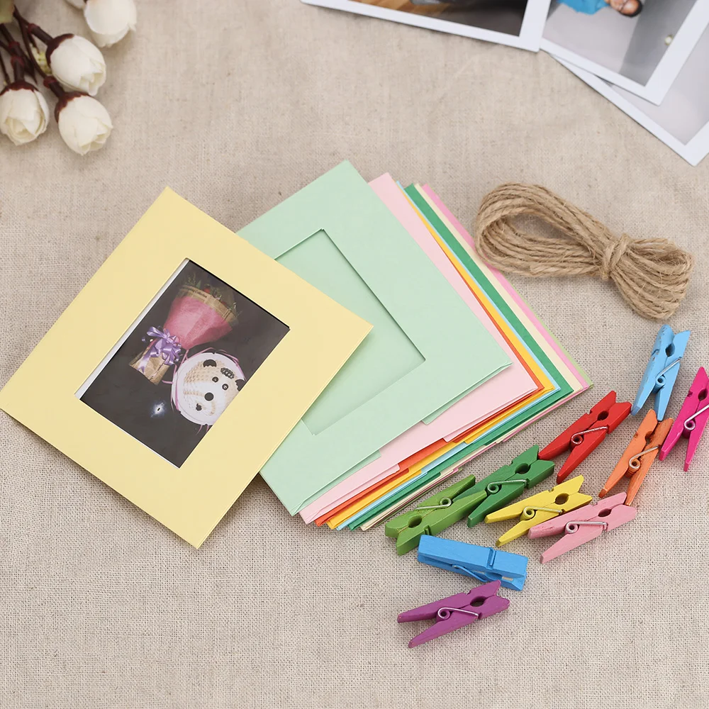 3 &quotфоторамка настенные рамки зажим строка веревка в 1 для ЖК дисплея с