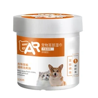 1 box 130 count pet cat dog wet wipes eyeear stain cleaning portable wet towels supplies andf889