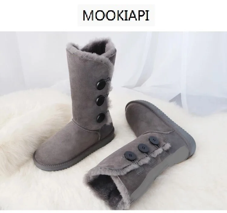 В 2019 году европейские новейшие высококачественные зимние сапоги из натуральной