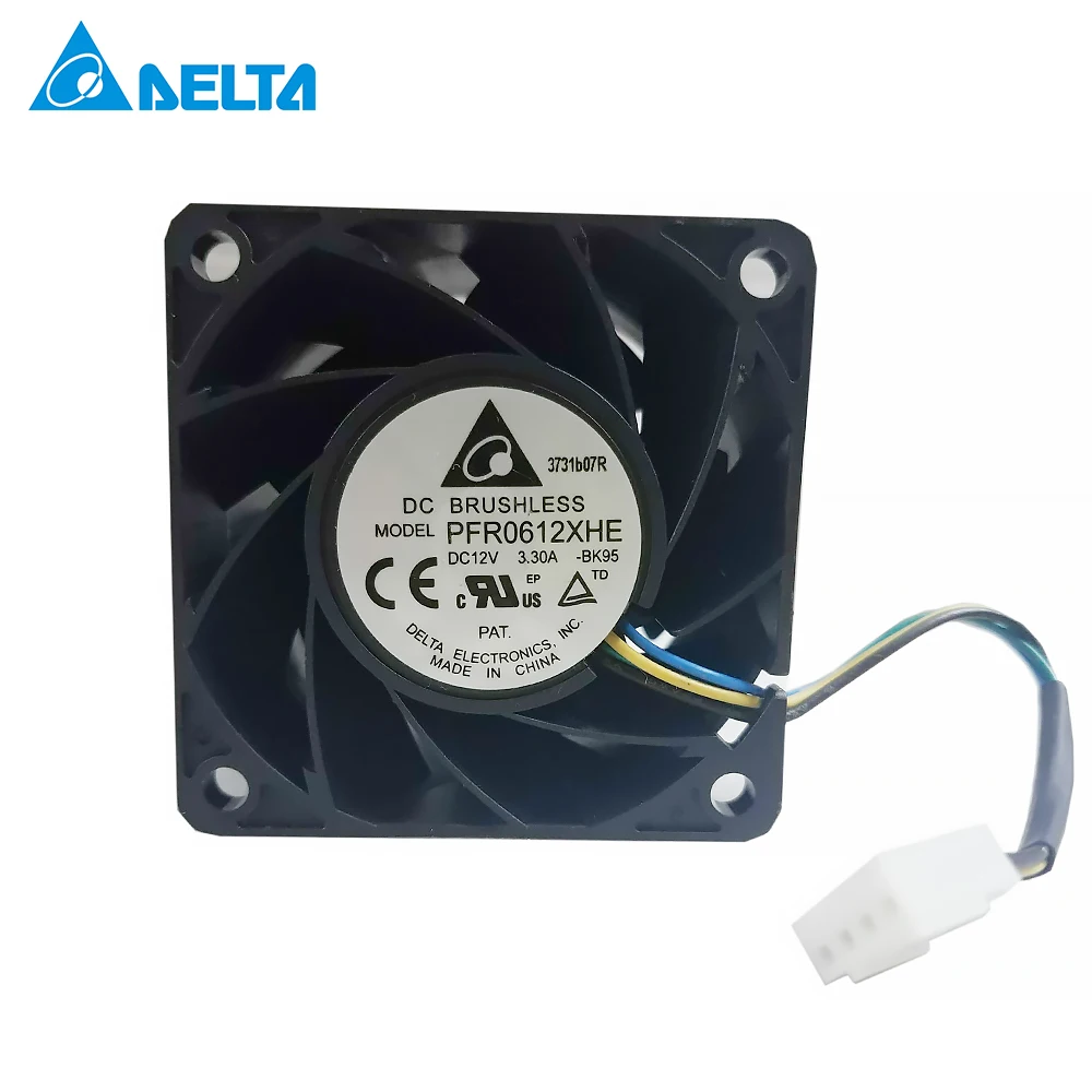 Бесплатная доставка Дельта 6038 PFR0612XHE DC 12V 3.30A ультра насилия сильный воздушный