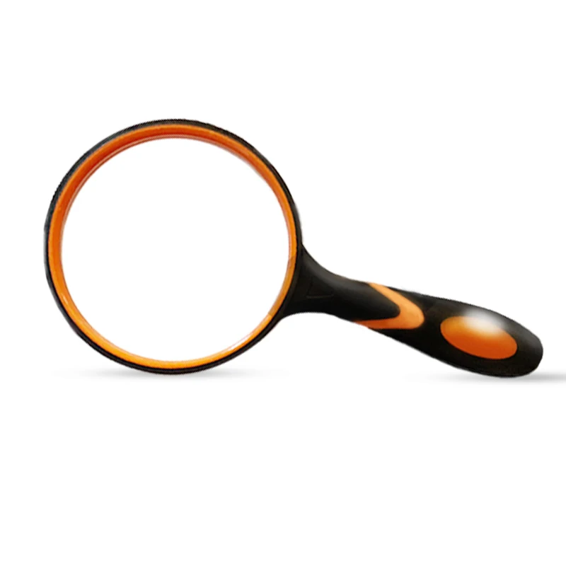 

Portable 10X Magnifying Glass 50/65/75/100mm Handheld Magnifier Antique Mahogany Handle Magnifier For Reading Book