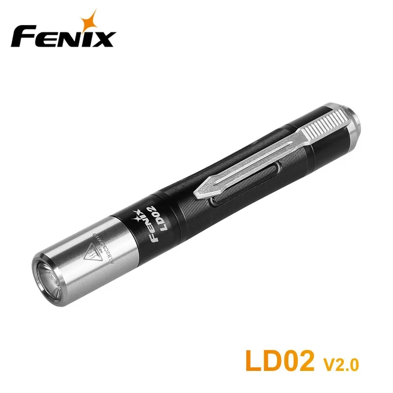 Новый Суперкомпактный фонарик Fenix LD02 V2.0 AAA с теплым белым светом и УФ