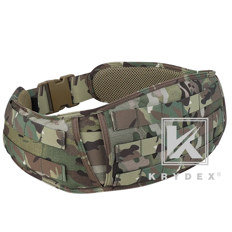 Ремень KRYDEX Multicam Тактический с мягкой системой MOLLE многофункциональный