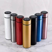 intelligent color changing temperature insulation cup stainless steel vacuum leak proof travel thermos coffee cup christmas gift
