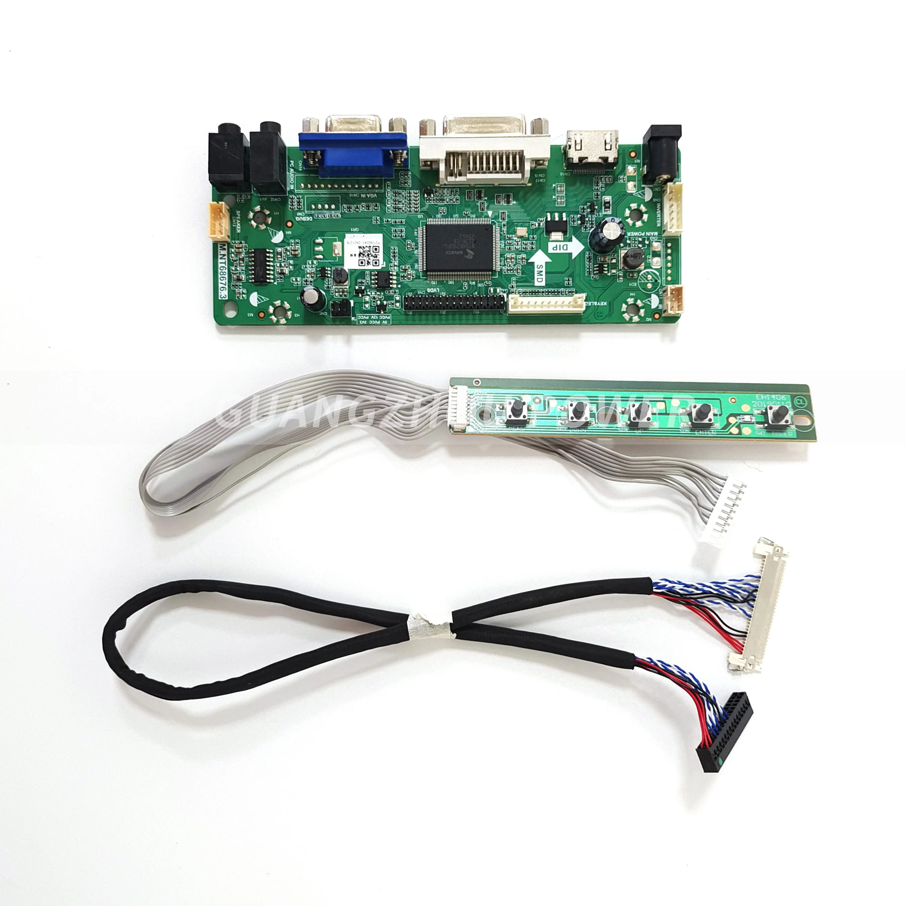 HDMI + DVI VGA плата контроллера аудиосигнала M.NT68770 подходит для 10 1-дюймовой