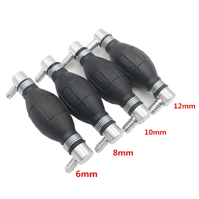 1 шт. Двойные изогнутые головки топливный насос резиновый ручной праймер для