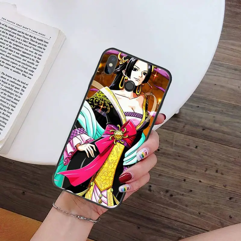 

One Piece Sexy Boa Hancock amine Phone Cases For Xiaomi Redmi 7 9t 9se k20 mi8 max3 lite 9 note 8 9s 10 pro Shell Cover Funda