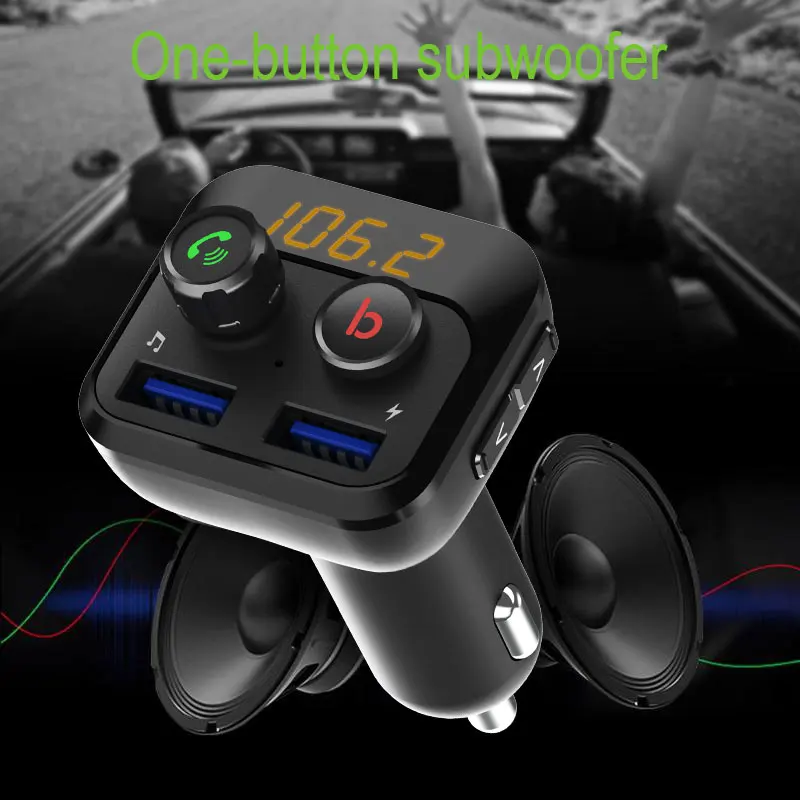 Vehemo FM передатчик свободные руки бас Bluetooth автомобильный комплект зарядное