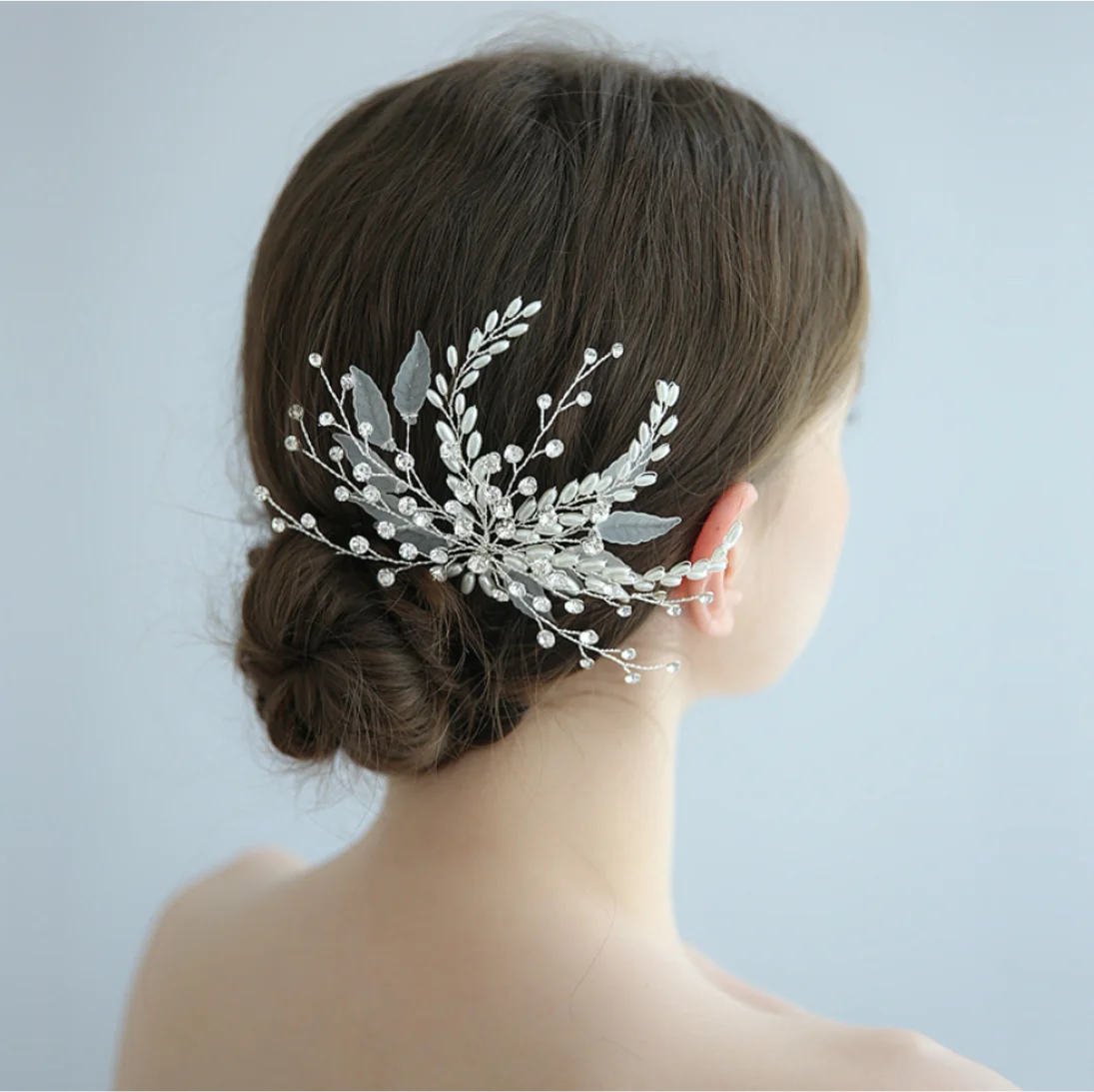 

5 шт., u-образные шпильки для волос с искусственным жемчугом