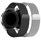 Миланский Браслет из нержавеющей стали, ремешок для Samsung Gear S3 S2 Galaxy Watch 46 мм 42 мм Huawei GT Amazfit GTR 47 мм Bip