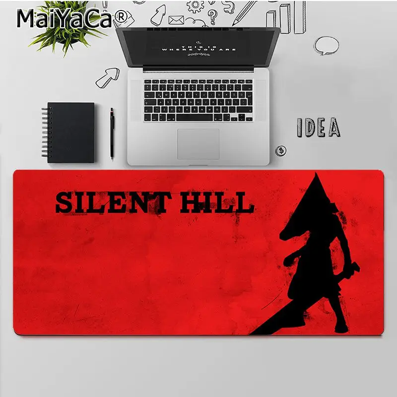 

MaiYaCa High Quality silent hill Natural Rubber Gaming mousepad Desk Mat Free Shipping Large Mouse Pad Keyboards Mat