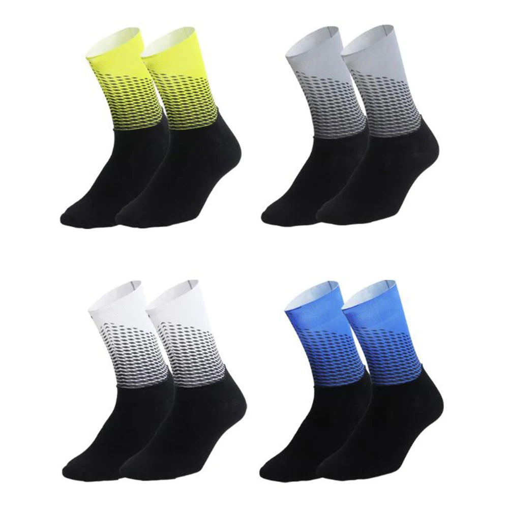 

High Quality Professional Anti Slip Bike Socks Bicycle Compression Sport Breathable Sock Men And Women Cycling Middle Tube Socks