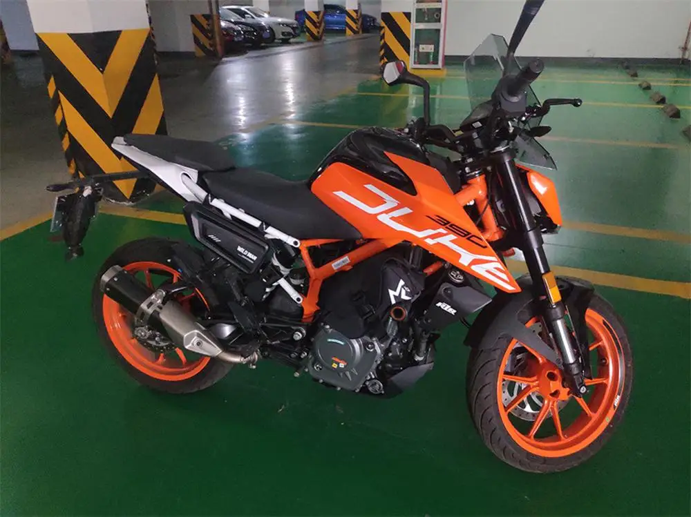 Для KTM Duke390 Боковая Сумка правая боковая упаковка жесткая оболочка треугольная упаковка KTM 390 боковая упаковка Боковая Сумка Комплект