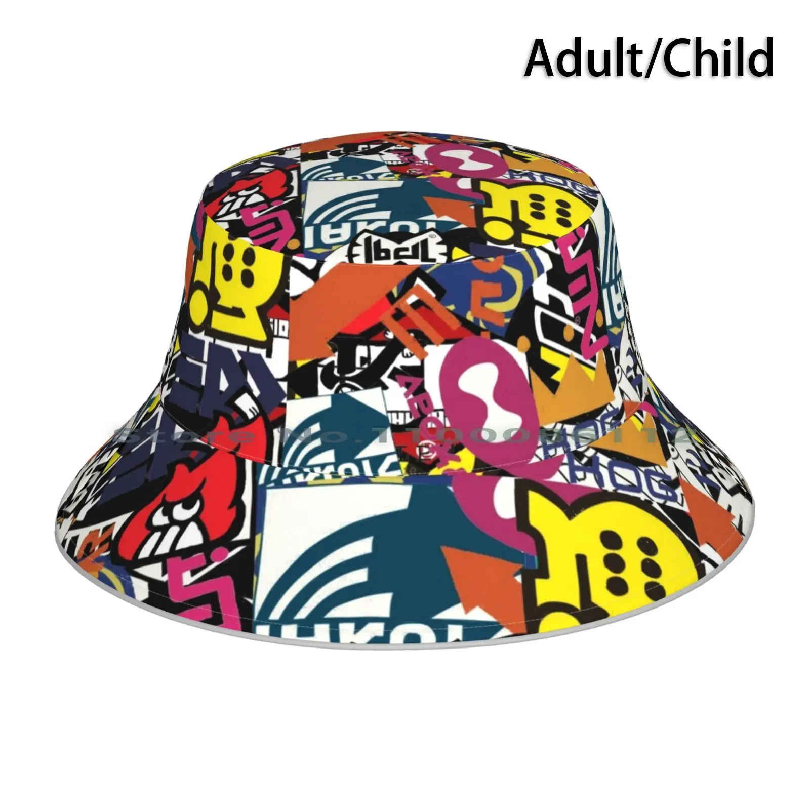 Брендовые логотипы Splatoon | Женская шляпа от солнца Splatoon 2, видеологотипы брендов Splatoon