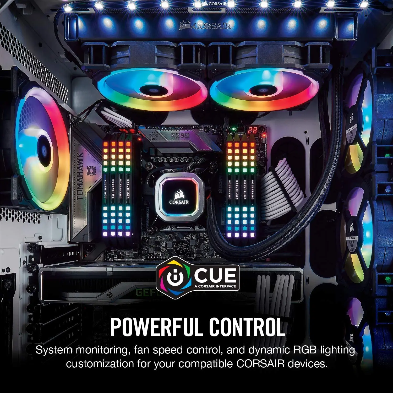 CORSAIR iCUE Lighting Commander PRO Smart RGB и контроллер скорости вентилятора ПК с USB | Компьютеры