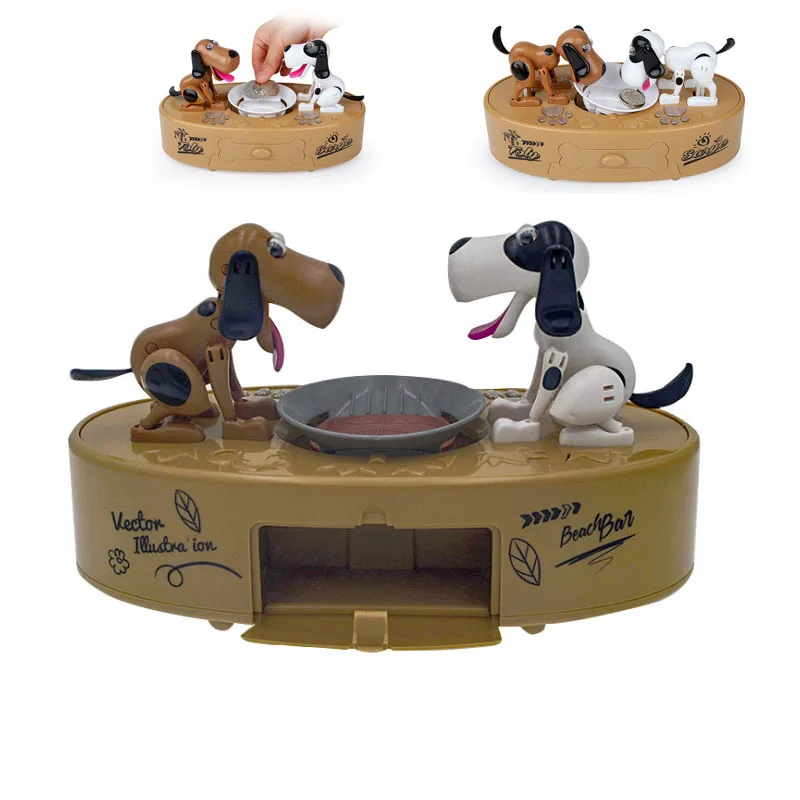 

Cartoon Dogs Banco Money Box Money Bank Automatic Stole Coin Piggy Bank Money Saving Banks Moneybox Kids Christmas Gifts