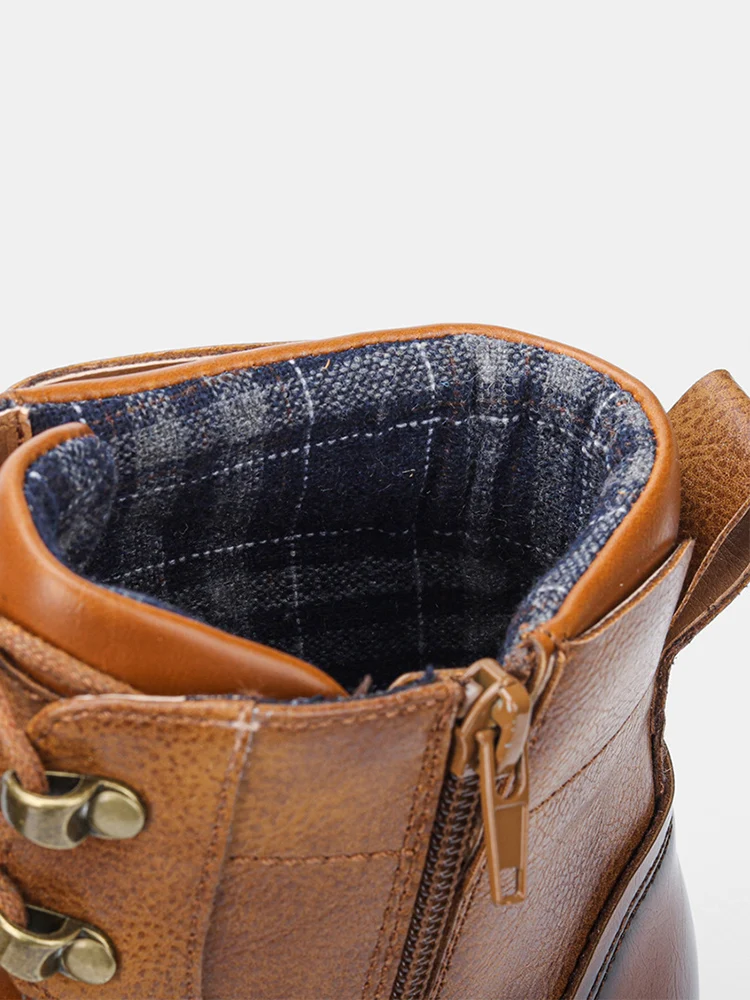 YIEGR/мужские Ботинки Martin Рабочие ботинки из натуральной кожи Мужские повседневные