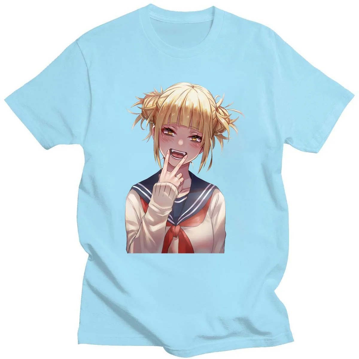 

Japanese Anime My Hero Academia Harajuku T-Shirt 14-Color Pure Cotton Round Neck Unisex Short-Sleeved Daily Casual Street Top