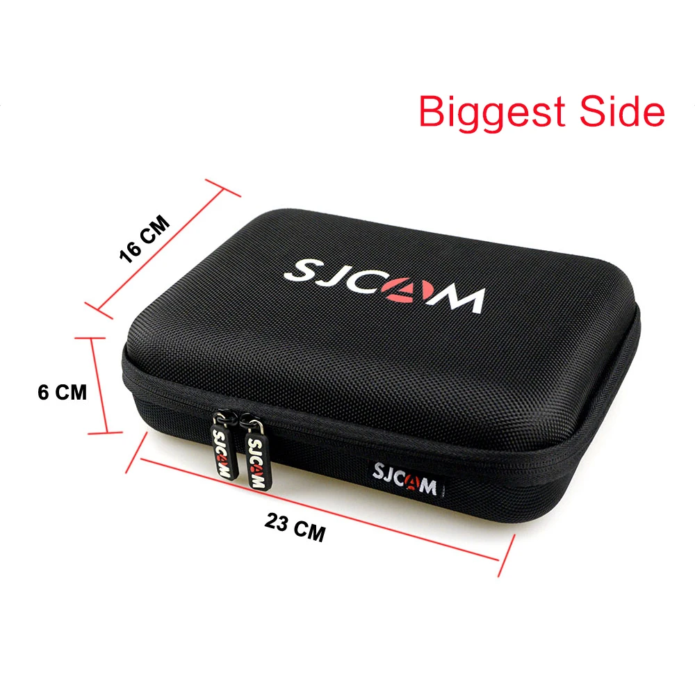Biggest Side Оригинальная сумка для камеры SJCAM, сумка для хранения экшн-камеры SJ4000 SJ5000 M10 M20 Go pro hero style, спортивная сумка для камеры, аксессуары - Цвет: Biggest Side