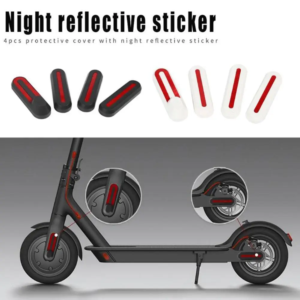 

For Xiaomi M365 Electric Scooter Accessories Front Covers Decorations And Front Rear And Wheel Rear Frame Decoration Wheel T6L7